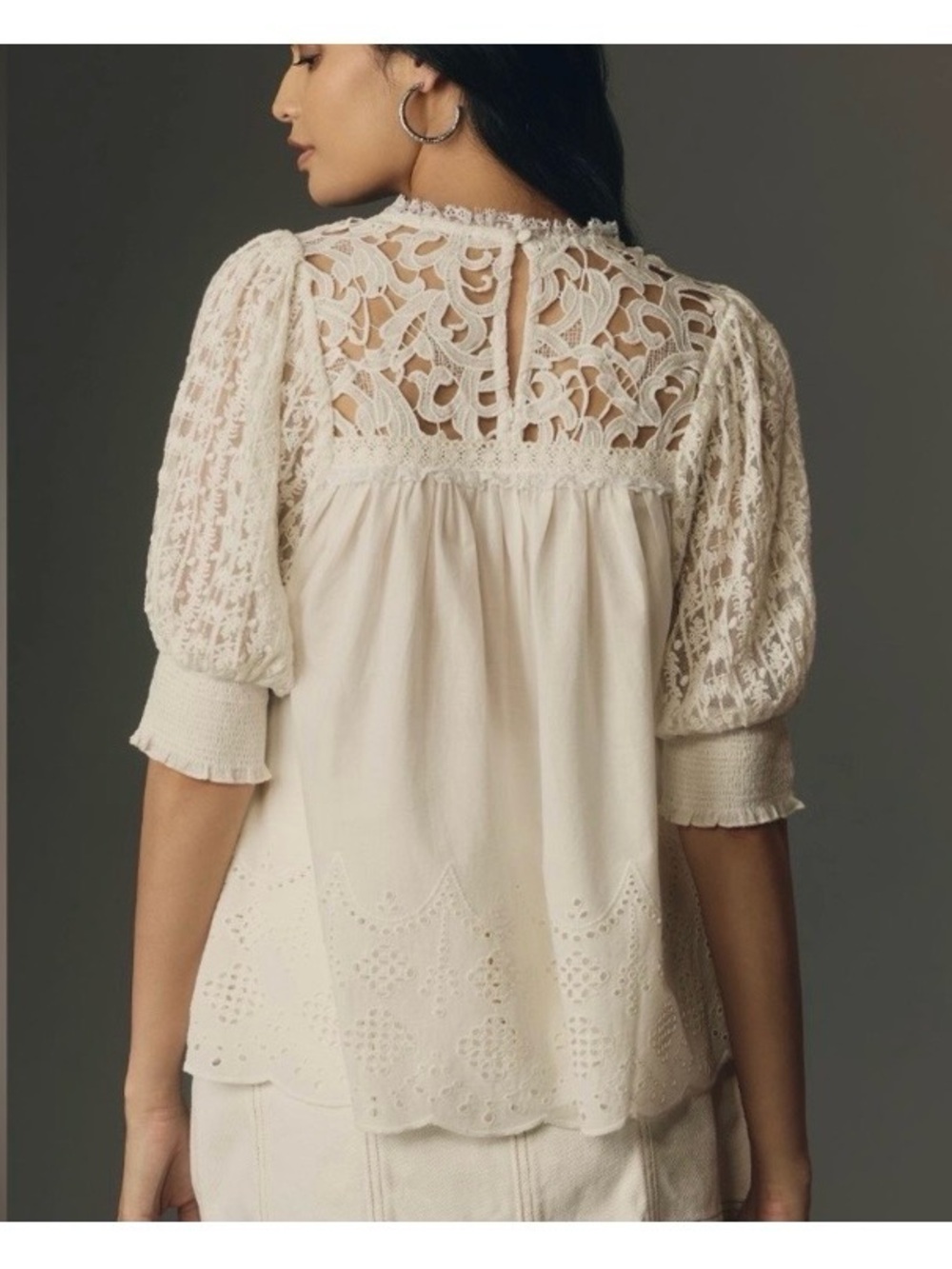 Anthropologie conditions Apply lace blouse, NWT, small - Picture 2 of 7